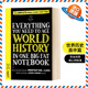 英文原版 Everything You Need To Ace World History In One Big Fat Notebook 少年学霸超级笔记-世界历史 高中篇 英文版