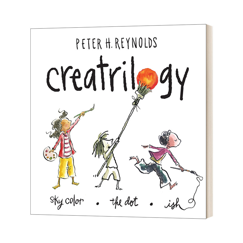 英文原版 Peter Reynolds Creatrilogy Box Set Dot  Ish  Sky Color 彼得 雷诺兹 创造三部曲套装 精装 英文版 进口英语原版书籍