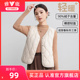 雅鹿轻暖无袖羽绒马甲女2025春秋新款时尚内胆背心短款内搭外套