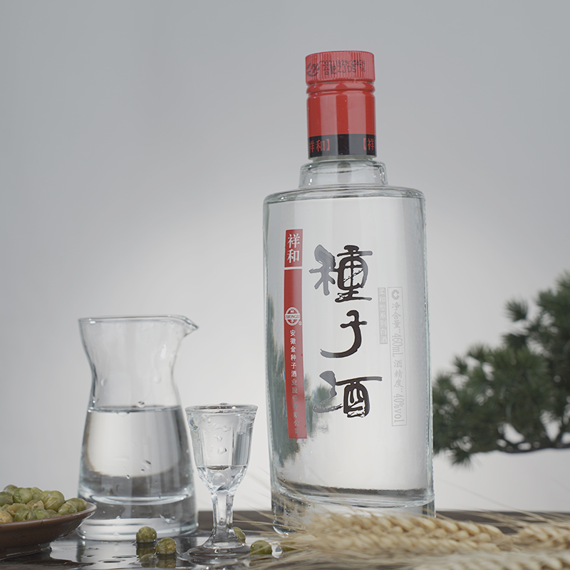 安徽种子酒 祥和种子40度纯粮食酒白酒460ml*1单瓶