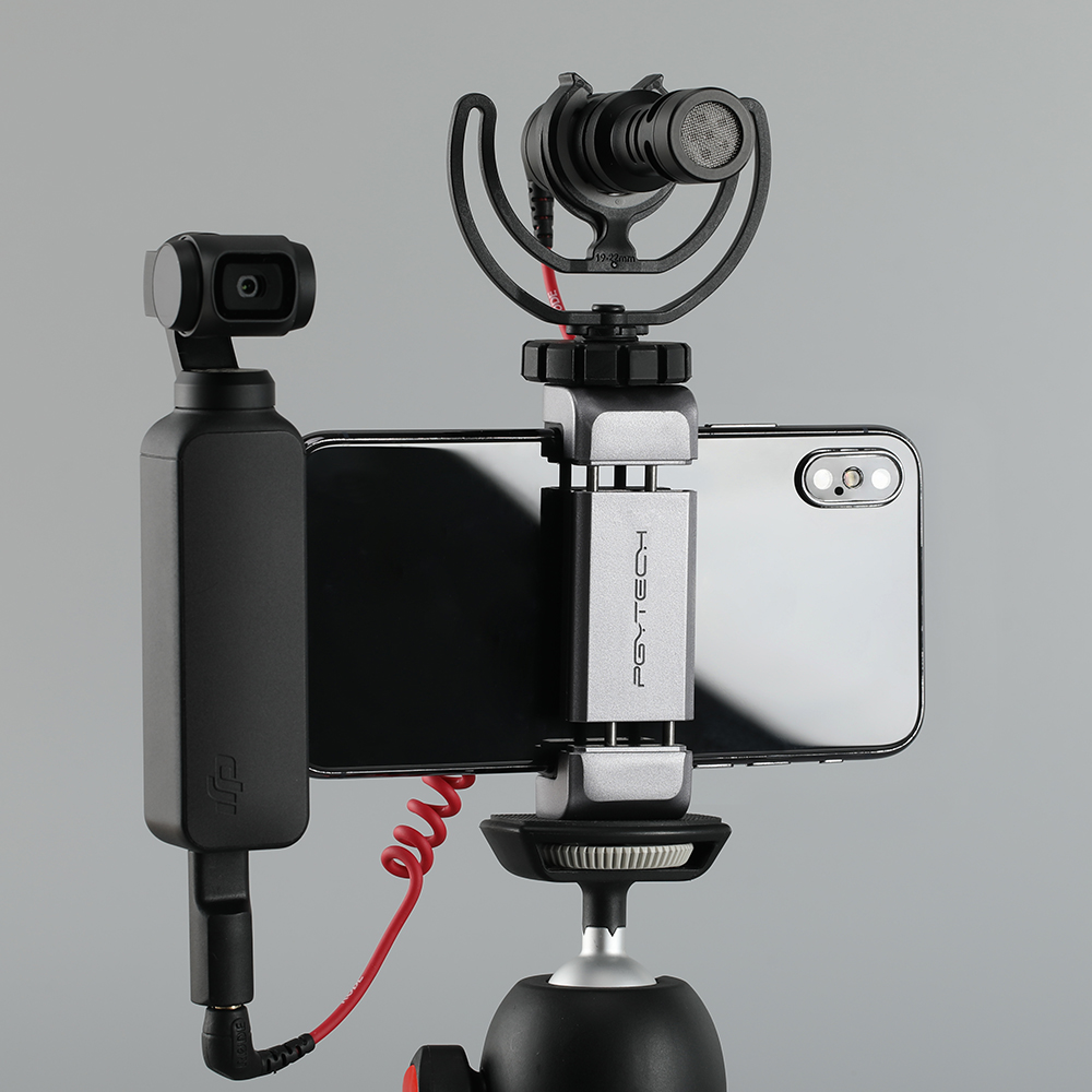 PGYTECH灵眸Osmo pocket手机夹用于大疆云台口袋相机手机固定支架|ruв категории Цифровые аксессуары, аксессуары для мобильных телефонов, 手机直播配件, 直播专用支架 - от Buy2taobao.com для оказания профессиональной услуги покупки агента Taobao