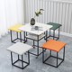 茶几客厅家用小户型阳台餐桌轻奢现代简约可移动组合多功能魔方凳