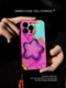 粉色星星国风国潮小众艺术新款软壳适用苹果15promax手机壳小米14艺术13Pro款华为MATE60PRO全包镜头软一加op