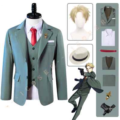 Anime Spy X Family Loid Forger Cosplay Costume Green Suitin the Play mode/Anime/Periphery/cos/Board games , Cosplay Apparel/Props/Service , COSPLAY Fitting/Props/Doll clothes category - from Buy2taobao.com to provide professional Taobao agent buy service