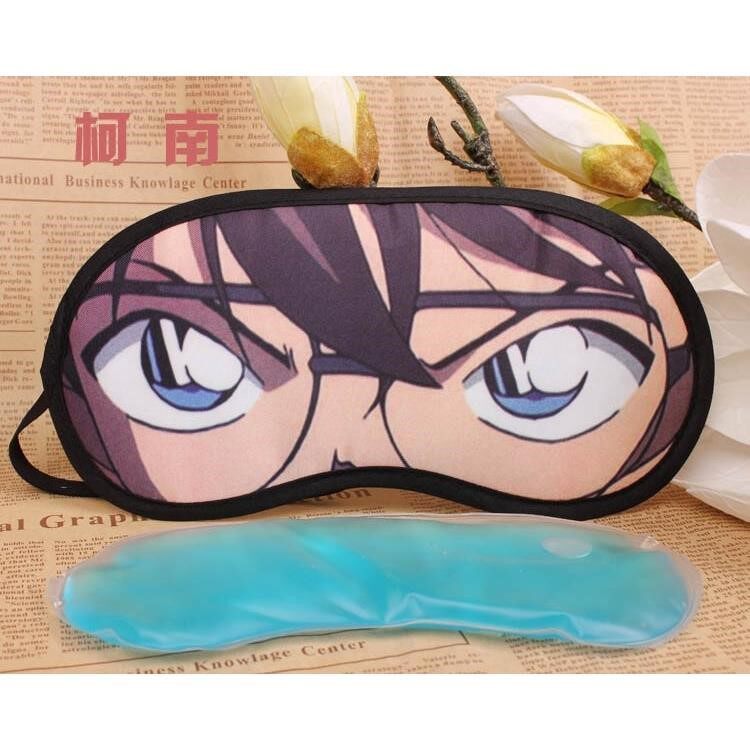 动漫卡通眼罩柯南黄漫老师火影透气冰眼罩睡眠冷热敷缓解疲劳