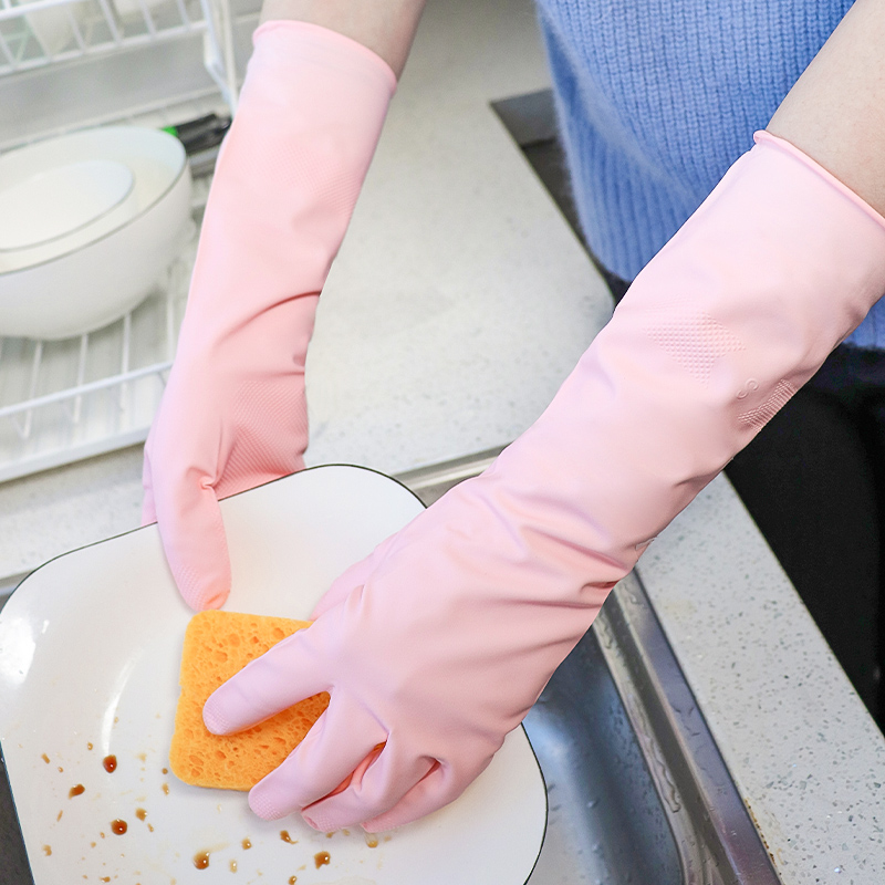 丁腈耐用型贴合家用厨房洗碗手套女家