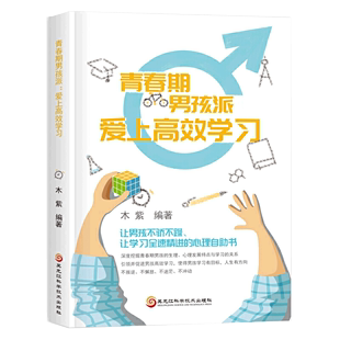 【书】青春期男孩派:爱上高效学习 养育优秀男孩 让男孩轻松爱上学习的秘密 让孩子爱上学习高效学习 亲子书 家庭教育书籍