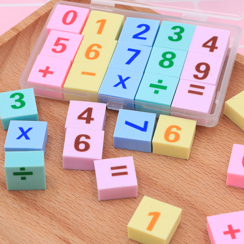创意益智教学数字橡皮擦柔软少屑不留痕学生考试专用擦得干净橡皮圣诞节学习幼儿园数字加减乘除小学生橡皮擦|ruв категории электронный словарь/электрический бумажных книг/канцелярские принадлежности, повседневной школьных принадлежностей, ластик - от Buy2taobao.com для оказания профессиональной услуги покупки агента Taobao