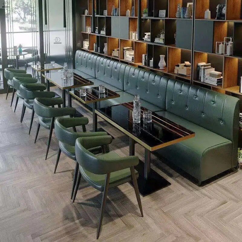 卡座沙发户外酒吧轻奢北欧餐饮桌椅