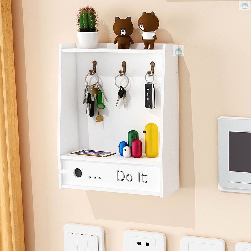 入户进门口挂钥匙墙上置物架玄关挂墙壁放钥匙的放锁匙收纳挂架盒