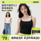 半练打底背心女夏外穿带胸垫美背文胸一体式内衣白色吊带无痕内搭