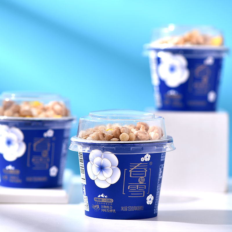 乍甸春之雪谷物酸奶130g*6杯云南森林牧场风味发酵乳杯装低温酸乳