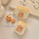 可爱黄油吐司HelloKitty适用苹果新4代airpods蓝牙无线耳机保护套airpods1/2/3硅胶软壳airpodspro三代女新款