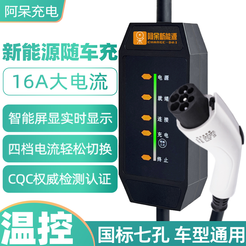 阿呆充电新能源汽车充电器枪3KW1