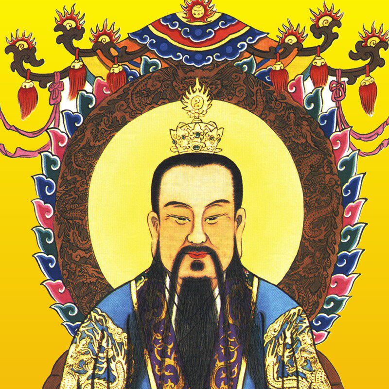 奉教三清天师画像挂画q太上老君道德祖尊丝绸画神仙供道卷轴画定