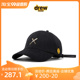 【官网正品】AW23 设计感X鸭舌帽显脸小百搭简约棒球帽潮牌遮阳帽