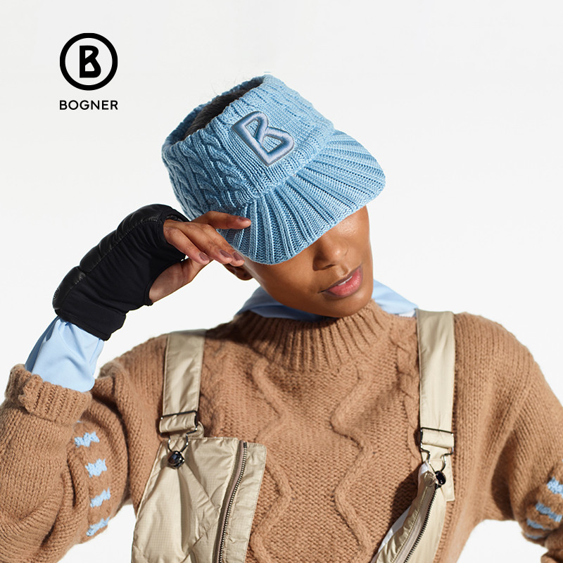 bogner/博格纳2022秋冬女士羊毛运动空顶针织帽子91527634