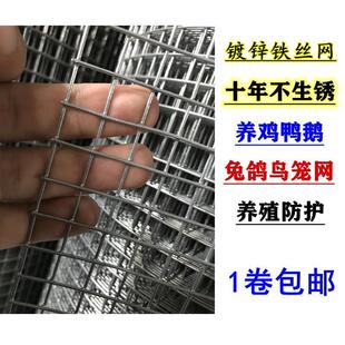 热镀锌防锈电焊网围栏养殖鸡鸽兔铁丝网防鼠网格片隔离防护钢丝网