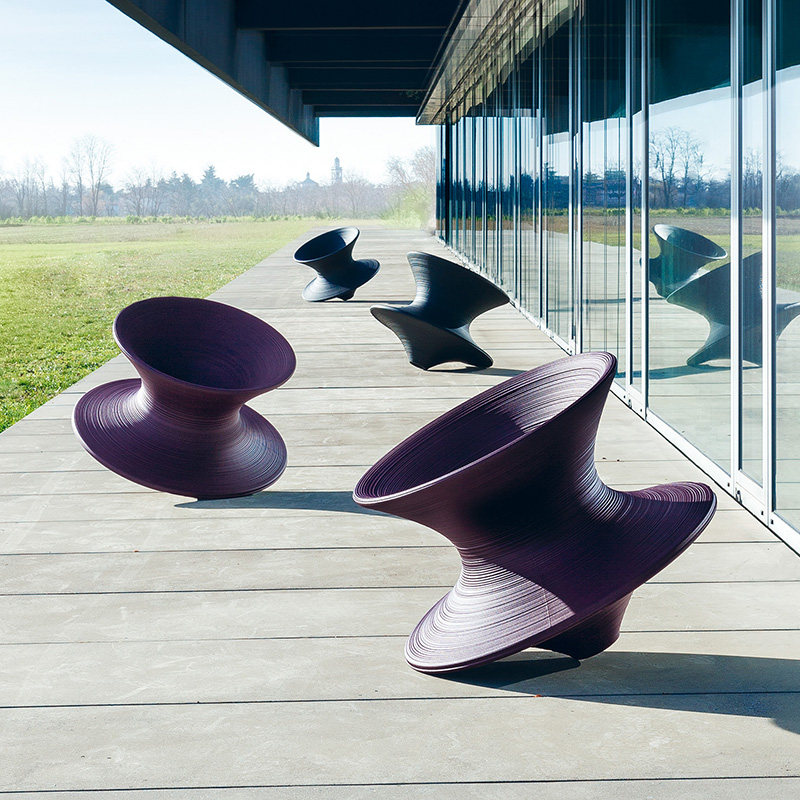 意大利magis官方旗舰店spun旋转陀螺椅现代简约设计户外休闲椅