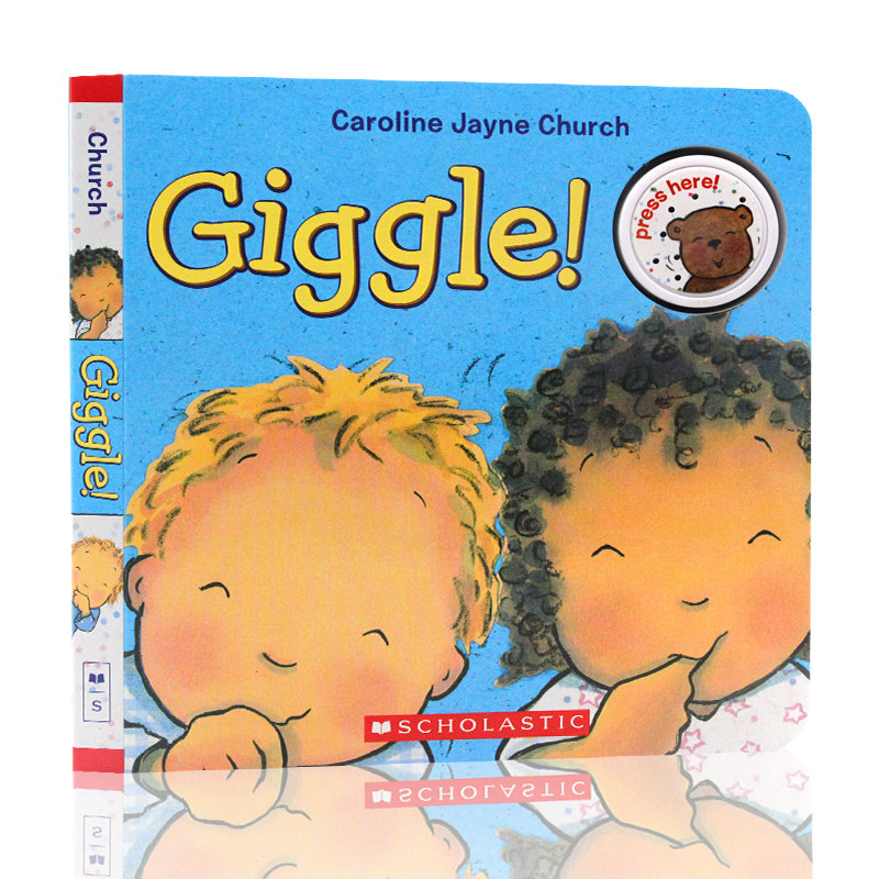 【瑕疵不能发声】英文原版绘本 giggle 咯咯笑 caroline jayne church