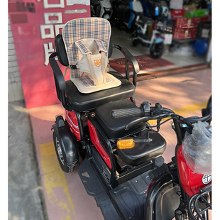 电动三轮车安全固定带老年代步车防摔儿童座椅坐垫宝宝电瓶车后座