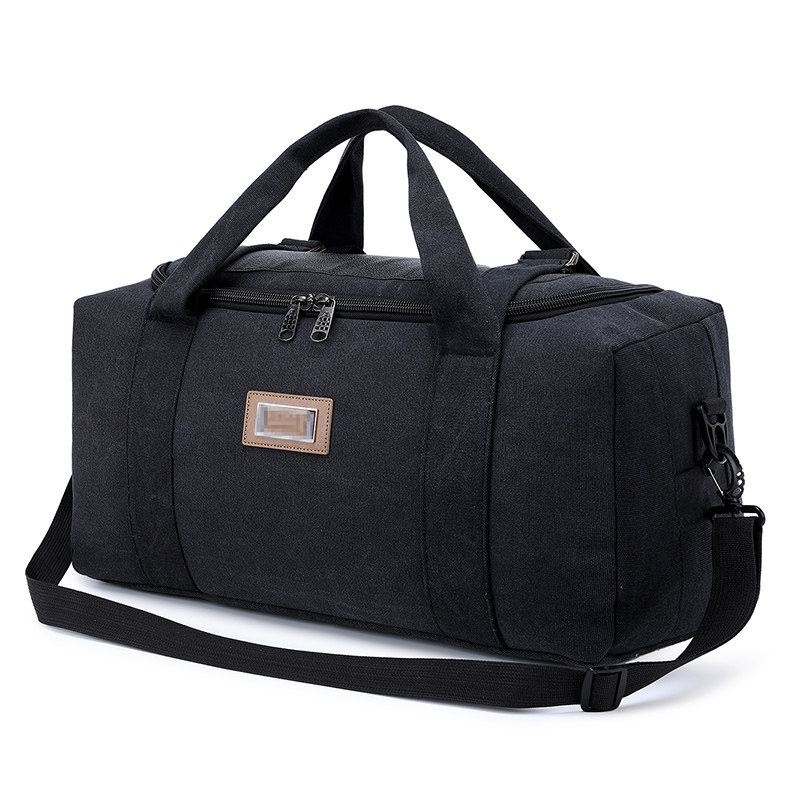 高档超大容量旅行包男手提行李包加厚帆布搬家装被子短途旅游实用