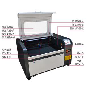 4060小型激光雕刻机亚克力广告木制品水晶工艺品刻字画diy切割机