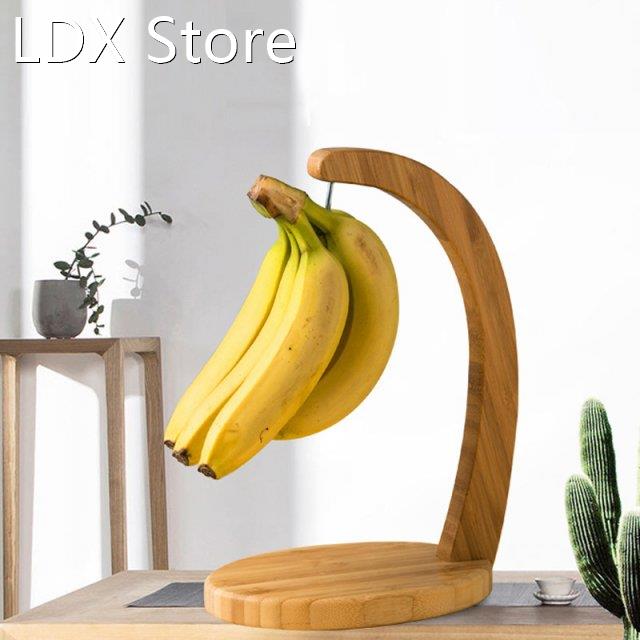 Fruit Storage Rack Fruit Rack Banana Rack Bamboo Kitchen Org