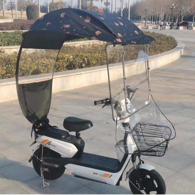 新电瓶车专用电动车雨棚新款2021安f全防晒挡雨遮阳伞电动自行车