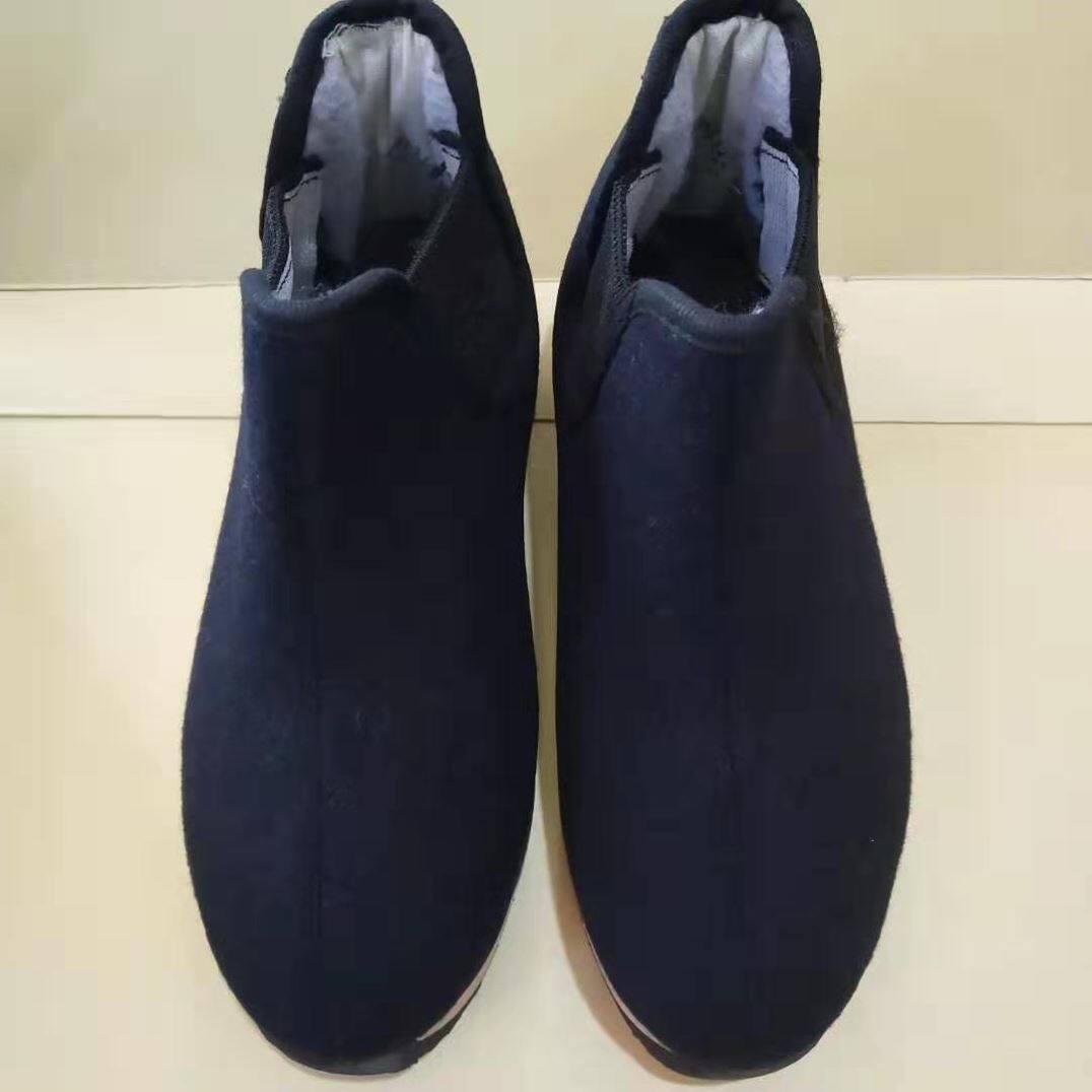 呢子面棉鞋白山鞋子帮男女开车鞋学生老人孕妇保暖棉东北东北鞋