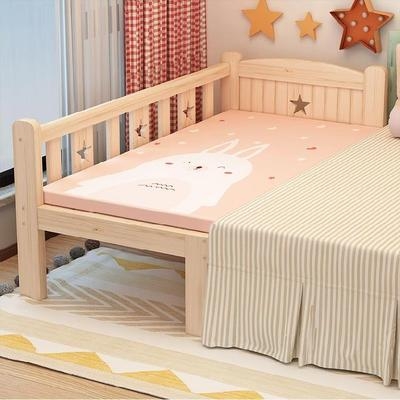 简约床接拼接儿童主大边u经济小孩子型童加大床加宽婴幼儿卧睡