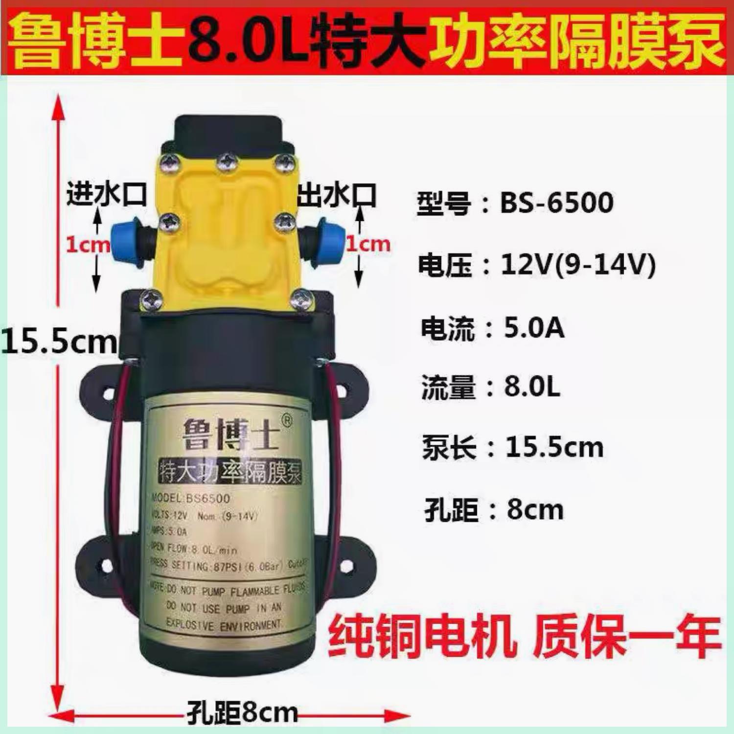 瑞-典瑞达电动喷雾器使用大功率隔膜泵8.0