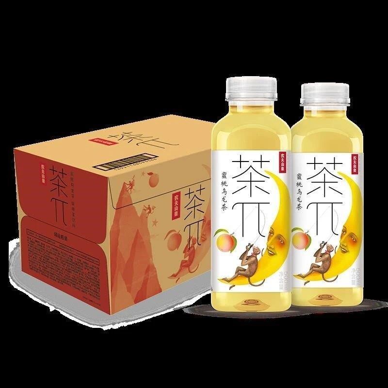 农夫山泉茶兀250ml整箱批茶派蜜桃乌龙西柚茉莉果味π饮料500大