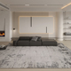 客厅地毯现代简约灰色北欧高级感意式极简轻奢卧室沙发茶几毯地垫