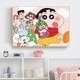 蜡笔小新高品质diy数字油画卡通动漫手工绘填色丙烯画油彩装饰画
