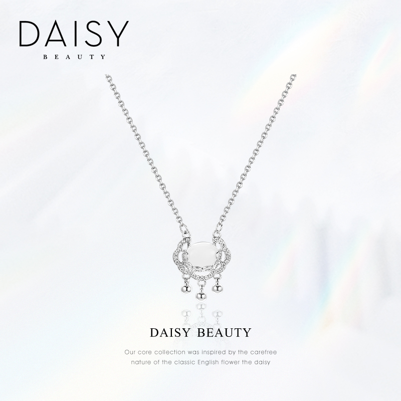 DAISY BEAUTY  祥云如意平安锁小众设计气质款925银项链女