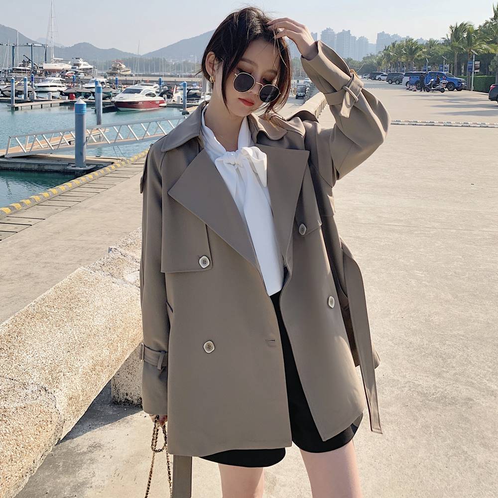 chic早秋外套女风衣