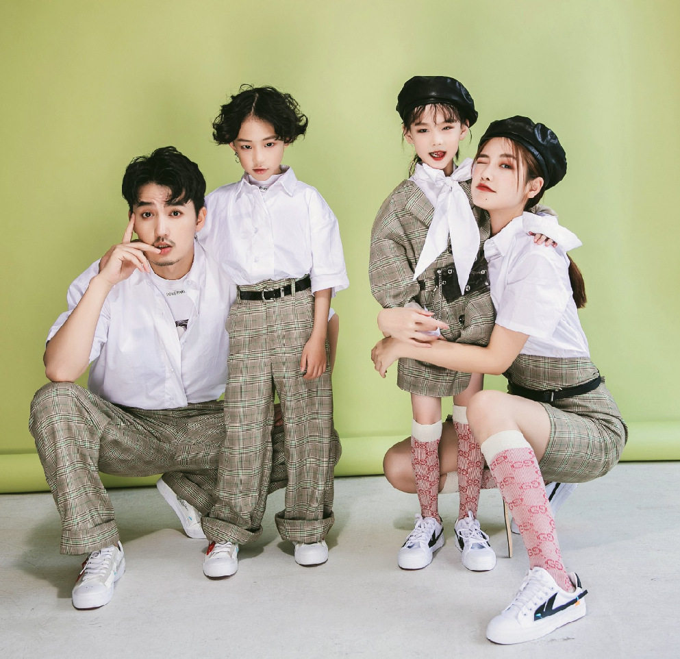 全家福服装家庭装中国风