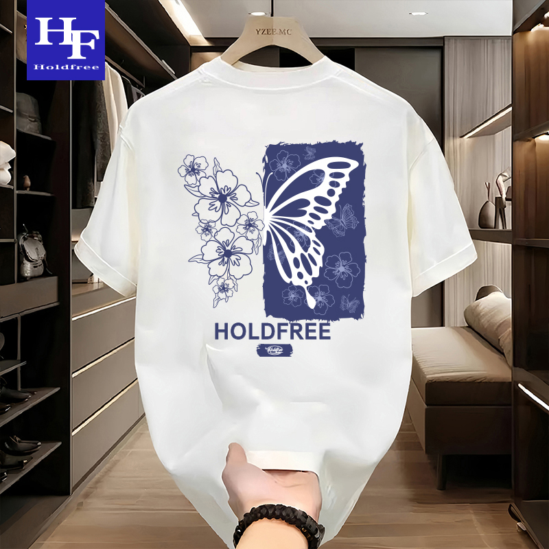 Holdfree夏季套头圆领短袖T