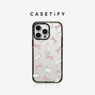 CASETiFY 蝴蝶结小兔 适用于华为Mate60pro/iPhone15/14/Plus/Pro/Max防摔手机壳