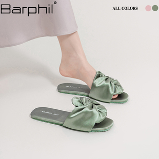 Barphil室内家居拖鞋女2024夏季新款软底防滑静音凉拖高级感家用