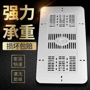 蹲便器盖板洗澡挡板蹲厕ABS新料套装老式防滑便池蹲坑脚踏盖子