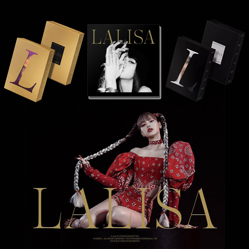 现货 BLACKPINK LISA专辑 LALISA solo CD 官方正版小卡海报周边