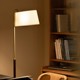 风琴落地灯 ziilamp|复古客厅羊皮纸设计感落地台灯卧室氛围灯具