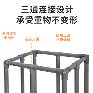 过滤箱底部支架鱼缸滴流循环过滤盒户外鱼池沼泽底滤箱支撑架托架