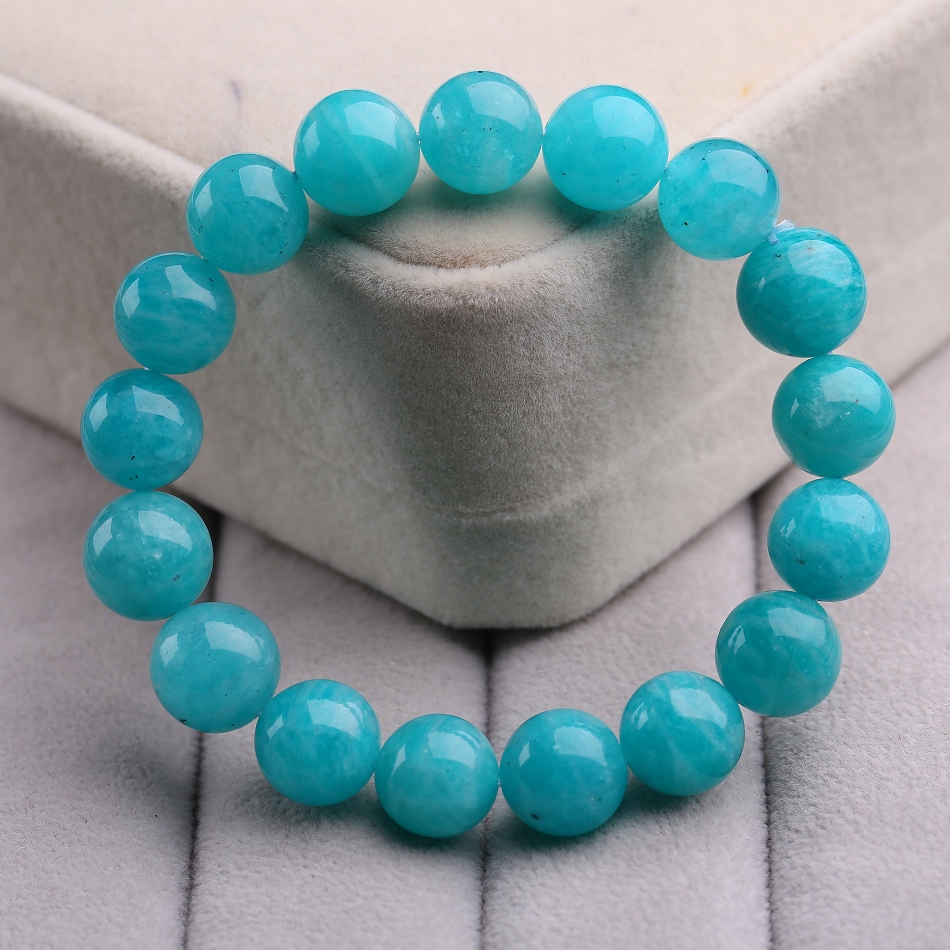 华典天然水晶碧玺珍藏专场 收藏款 天然极品天河石手链