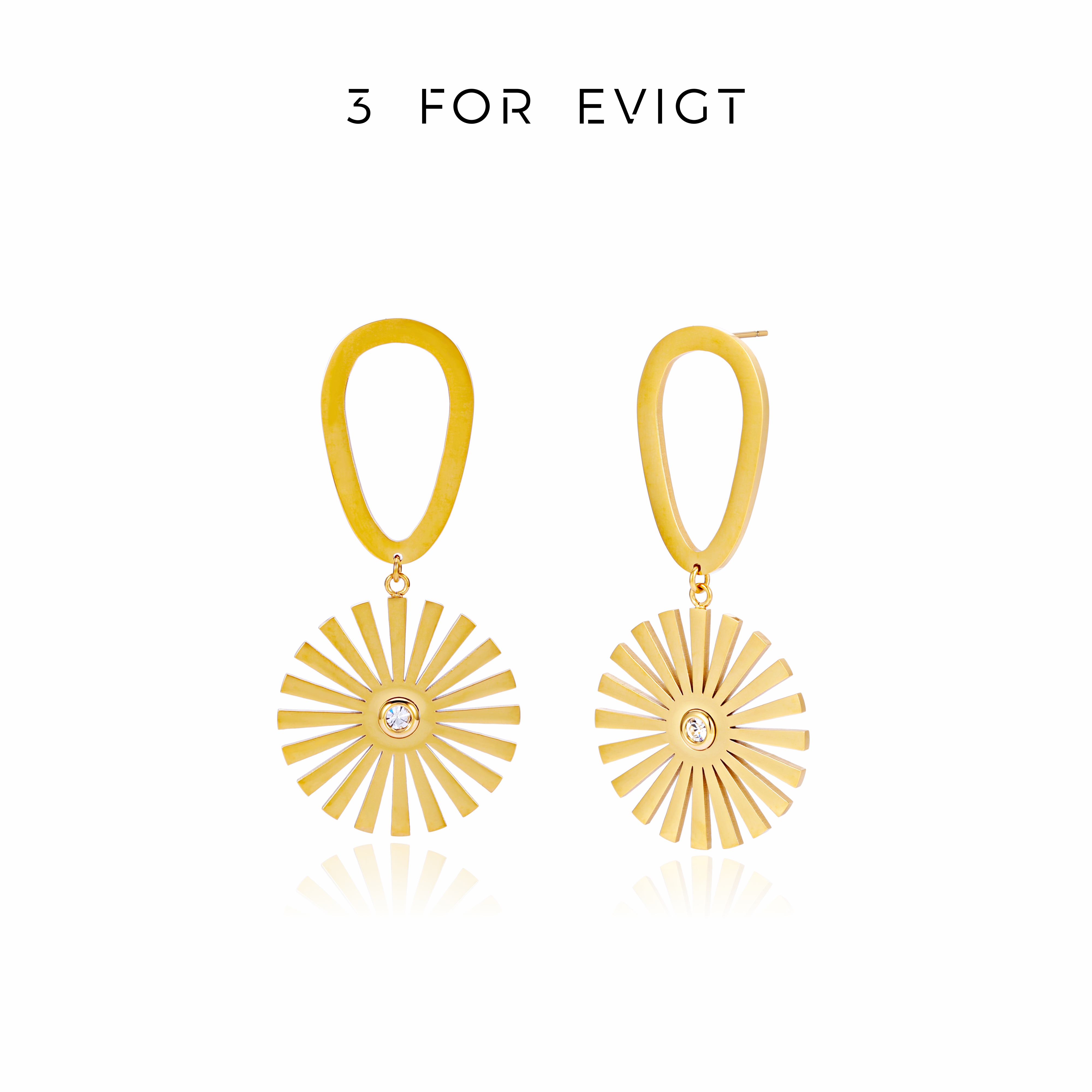 3 for evigt镀18k金耀