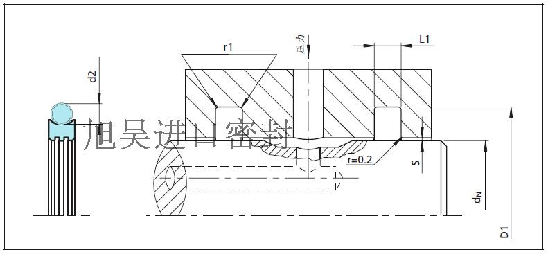 新进口优质台湾PG格莱圈液压油缸孔用密封圈MSF2700 2750 2800 厂