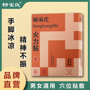 杨宋氏火力贴益肾强身调理体质肾气不足眩晕手脚冰凉男女通用新品