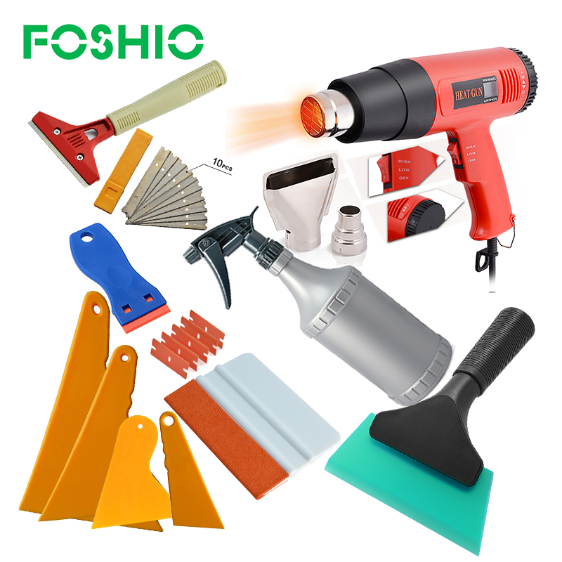 FOSHIO汽车贴膜工具套装烤枪喷壶刮水板大中小号刮板除胶铲清洁刮|ruв категории автомобиль/товаров/аксессуары/переоснащение, автомобильной красоты/Содержание/обслуживание, автомобильной красоты краска/фильм/воск инструмент, скребок - от Buy2taobao.com для оказания профессиональной услуги покупки агента Taobao
